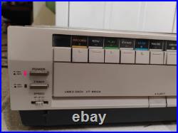 Vintage VCR Hitachi VT-9100 Multi-System VHS Video Deck Cassette Deck Working Vintage VCR Hitachi VT-9100 Multi-System VHS Video Deck Cassette Deck Working