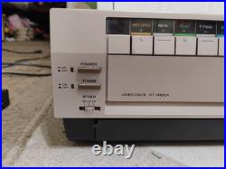 Vintage VCR Hitachi VT-9100 Multi-System VHS Video Deck Cassette Deck Working Vintage VCR Hitachi VT-9100 Multi-System VHS Video Deck Cassette Deck Working