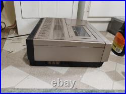 Vintage VCR Hitachi VT-9100 Multi-System VHS Video Deck Cassette Deck Working Vintage VCR Hitachi VT-9100 Multi-System VHS Video Deck Cassette Deck Working