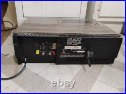 Vintage VCR Hitachi VT-9100 Multi-System VHS Video Deck Cassette Deck Working Vintage VCR Hitachi VT-9100 Multi-System VHS Video Deck Cassette Deck Working