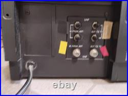 Vintage VCR Hitachi VT-9100 Multi-System VHS Video Deck Cassette Deck Working Vintage VCR Hitachi VT-9100 Multi-System VHS Video Deck Cassette Deck Working
