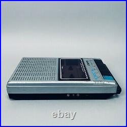 Vintage Very Rare 80s Nuvox Cassette Tape Recorder Portable C-110 Hong Kong Prop
