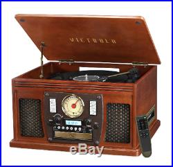 Vintage Vinyl Turntable Record Player Records To CD Converter Cassette Recorder
