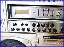 Vintage WILCO BoomBox CRS 1050 Radio Cassette Recorder Iconic Ghetto Blaster