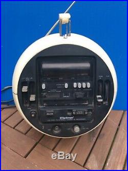 Vintage Weltron Space Cassette Recorder Transitur Radio Mod 204