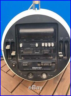 Vintage Weltron Space Cassette Recorder Transitur Radio Mod 204