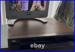 Vintage Woodgrain JVC HR-S8000U S-VHS VCR 4-Head Video Cassette Recorder Player