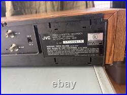 Vintage Woodgrain JVC HR-S8000U S-VHS VCR 4-Head Video Cassette Recorder Player