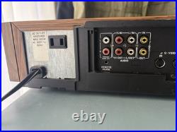 Vintage Woodgrain JVC HR-S8000U S-VHS VCR 4-Head Video Cassette Recorder Player
