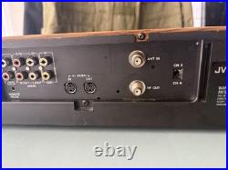 Vintage Woodgrain JVC HR-S8000U S-VHS VCR 4-Head Video Cassette Recorder Player
