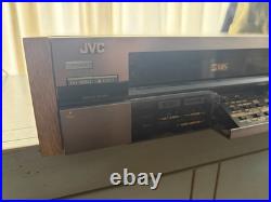 Vintage Woodgrain JVC HR-S8000U S-VHS VCR 4-Head Video Cassette Recorder Player