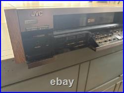 Vintage Woodgrain JVC HR-S8000U S-VHS VCR 4-Head Video Cassette Recorder Player