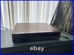 Vintage Woodgrain JVC HR-S8000U S-VHS VCR 4-Head Video Cassette Recorder Player