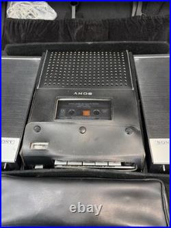 Vintage Working Sony TC-124CS Stereo Cassette Recorder looks amazing in case