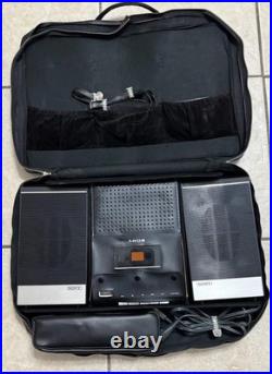 Vintage Working Sony TC-124CS Stereo Cassette-recorder Japan 70s W Microphone