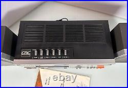 Vintage YORX M2490A-10 Stereo FM/AM Receiver Cassette Recorder S10 Speakers NOS