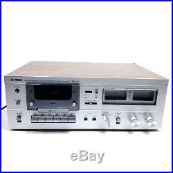 Vintage Yamaha Natural Sound Stereo Cassette Deck Recorder Player TC-520 Working