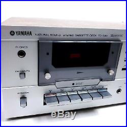 Vintage Yamaha Natural Sound Stereo Cassette Deck Recorder Player TC-520 Working