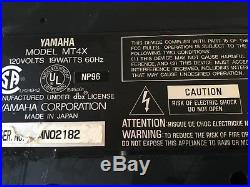 Vintage Yamaha multi track (4) Cassette Recorder MT 100