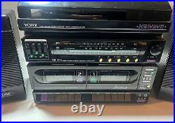 Vintage Yorx Newave record player/Cassette/Radio Player