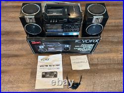 Vintage Yorx Stereo Cassette Recorder/Player BP-900 with Box, Manual, Tested Vintage Yorx Stereo Cassette Recorder/Player BP-900 with Box, Manual, Tested