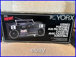 Vintage Yorx Stereo Cassette Recorder/Player BP-900 with Box, Manual, Tested Vintage Yorx Stereo Cassette Recorder/Player BP-900 with Box, Manual, Tested