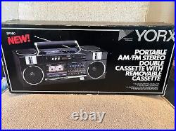Vintage Yorx Stereo Cassette Recorder/Player BP-900 with Box, Manual, Tested Vintage Yorx Stereo Cassette Recorder/Player BP-900 with Box, Manual, Tested