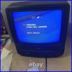 Vintage Zenith 13 Inches Color, Tv Video Cassette Recorder Model TVSA1340 no rem