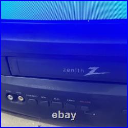 Vintage Zenith 13 Inches Color, Tv Video Cassette Recorder Model TVSA1340 no rem