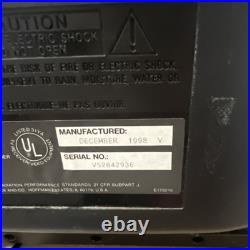 Vintage Zenith 13 Inches Color, Tv Video Cassette Recorder Model TVSA1340 no rem