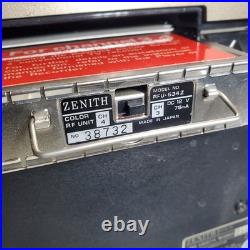 Vintage Zenith Betamax JR-9000W Cassette Recorder Top Load Wood Grain Movie Prop Vintage Zenith Betamax JR-9000W Cassette Recorder Top Load Wood Grain Movie Prop