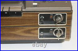 Vintage Zenith Betamax JR-9000W Cassette Recorder Top Loading Wood Grain AS-IS