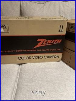 Vintage Zenith Betamax Video Equipment Bundle VR9800, VRT9850, VC1810, VRP9852