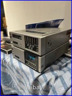 Vintage Zenith Betamax Video Equipment Bundle VR9800, VRT9850, VC1810, VRP9852