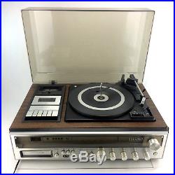 Vintage Zenith IS 4041 Stereo Record Player Turntable Lid Cassette 8 Track Radio