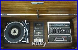 Vintage Zenith Stereo Console, Record player, cassette, 8 track player, tuner