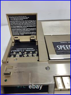 Vintage Zenith Video Cassette Recorder VR9000W Video Director Speed Search AS IS