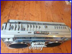 Vintage rare 80s collectable JVC RC-M70W Boombox Stereo Radio Cassette Recorder