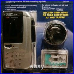 Vintage rare Coby CX-R133 Handheld Cassette Voice Recorder