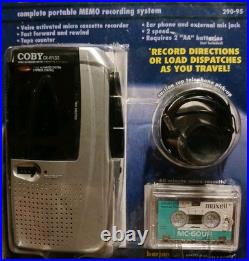 Vintage rare Coby CX-R133 Handheld Cassette Voice Recorder
