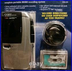Vintage rare Coby CX-R133 Handheld Cassette Voice Recorder