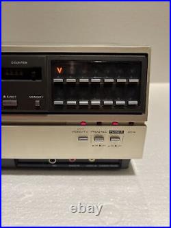 Vintage1981 Mitsubishi VHS Video Cassette Recorder HS-310U See Description