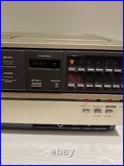 Vintage1981 Mitsubishi VHS Video Cassette Recorder HS-310U See Description