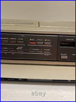 Vintage1981 Mitsubishi VHS Video Cassette Recorder HS-310U See Description