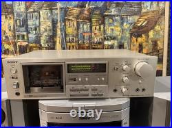 Vtg 1970s Sony TC-K61 Stereo Cassette Tape Deck -FULLY TESTED WORKS