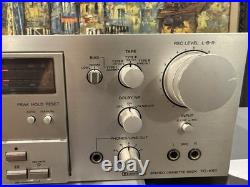 Vtg 1970s Sony TC-K61 Stereo Cassette Tape Deck -FULLY TESTED WORKS