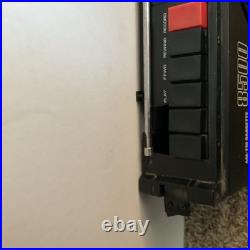 Vtg 1980s Sanyo M8500 Boombox AM/FM Cassette Tape Player-Recorder Works With Plug Vtg 1980s Sanyo M8500 Boombox AM/FM Cassette Tape Player-Recorder Works With Plug