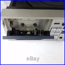 Vtg 80s Panasonic SG-V01 Turntable Record Player Cassette Tape Deck + Speakers
