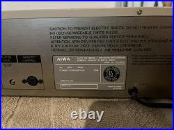 Vtg AIWA R600 /AD-R600U Stereo Cassette Deck Recording Auto Reverse(Description)