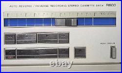 Vtg AIWA R600 / AD-R600U Stereo Cassette Deck Recording Auto Reverse Japan 80s